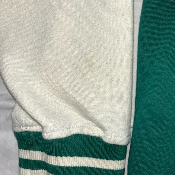 Men’s Mickey Mouse Colorblocked Fleece Varsity Bomber Jacket – Size L - Picture 13 of 13